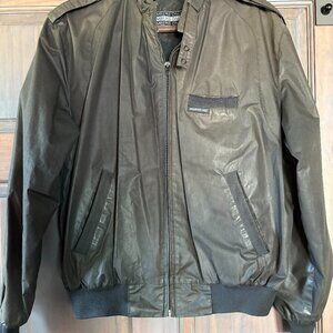 Members Only Size 40 jacket, light black/ deep grey (FITS LIKE A LARGE)